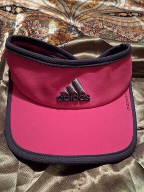 adidas Pink and Black Performance Visor